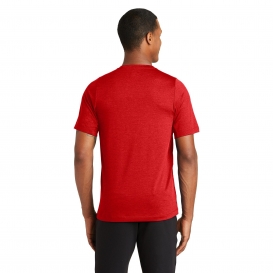 New Era NEA200 Series Performance Crew Tee - Scarlet