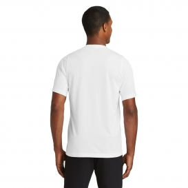 New Era NEA200 Series Performance Crew Tee - White Solid