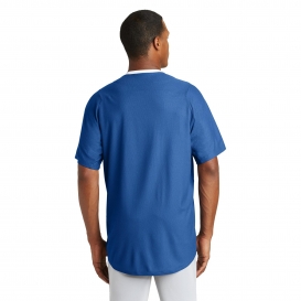 New Era NEA220 Diamond Era Full-Button Jersey - Royal