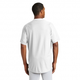 New Era NEA220 Diamond Era Full-Button Jersey - White