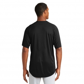 New Era NEA221 Diamond Era 2-Button Jersey - Black