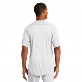 New Era NEA221 Diamond Era 2-Button Jersey - White