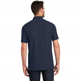 New Era NEA300 Venue Home Plate Polo - True Navy