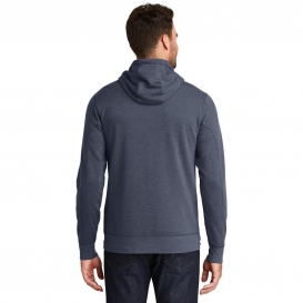 New Era NEA511 Tri-Blend Fleece Full-Zip Hoodie - True Navy Heather