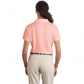Nike 354067 Ladies Dri-FIT Micro Pique Polo - Aluminum Pink