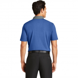 Nike 779798 Dri-FIT Heather Pique Modern Fit Polo - Blue Heather