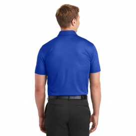 Nike 838964 Dri-FIT Embossed Tri-Blade Polo - Old Royal