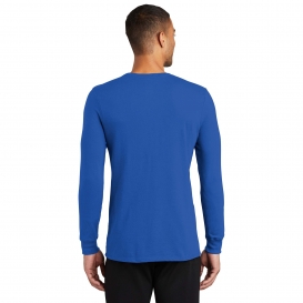 Nike NKBQ5230 Dri-FIT Cotton/Poly Long Sleeve Tee - Rush Blue