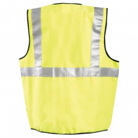 OccuNomix LUX-SSCGFR Classic Cotton Solid FR Safety Vest - Yellow/Lime