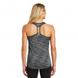 OGIO Endurance LOE327 Ladies Verge Racerback Tank - Blacktop Space Dye