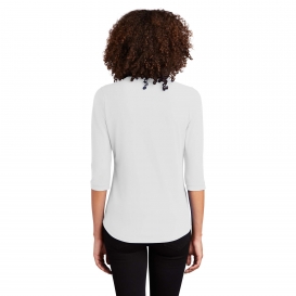 OGIO LOG104 Ladies Jewel Henley - Bright White