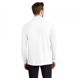 OGIO OG105 Caliber 2.0 Long Sleeve Polo - Bright White
