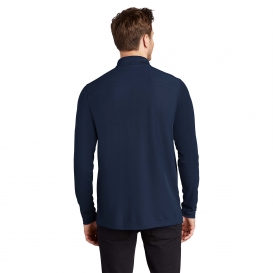 OGIO OG105 Caliber 2.0 Long Sleeve Polo - Navy