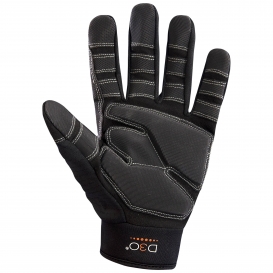 OK-1 CCG400 Anti-Vibration D3O Moisture Wicking Work Gloves - Black