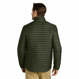 Eddie Bauer EB514 Packable Quilted Full-Zip - Olive Green