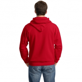 Hanes P170 ComfortBlend EcoSmart Pullover Hooded Sweatshirt - Deep Red