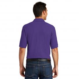 Port & Company KP155 Core Blend Pique Polo - Purple