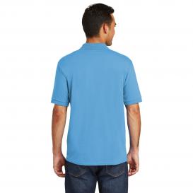 Port & Company KP55 Core Blend Jersey Knit Polo - Aquatic Blue | Full ...