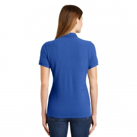 Port & Company LKP1500 Ladies Combed Ring Spun Pique Polo - Royal
