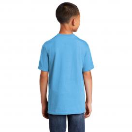 Port & Company PC54Y Youth Core Cotton Tee - Aquatic Blue | Full Source