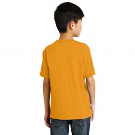 Port & Company PC55Y Youth Core Blend Tee - Gold