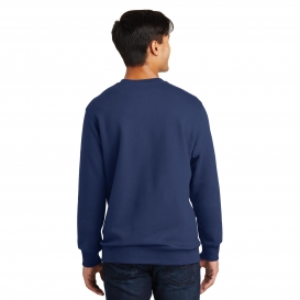 Port & Company PC850 Fan Favorite Fleece Crewneck Sweatshirt - Team Navy