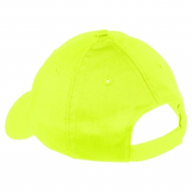 Port & Company YCP80 Youth Six-Panel Twill Cap - Neon Yellow | Full Source