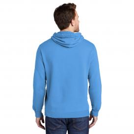 Port & Company PC098H Beach Wash Garment-Dyed Pullover Hooded Sweatshirt - Blue Moon