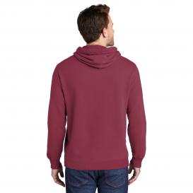 Port & Company PC098H Beach Wash Garment-Dyed Pullover Hooded Sweatshirt - Merlot