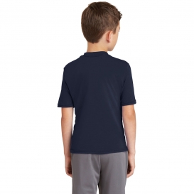 Port & Company PC381Y Youth Performance Blend Tee - Deep Navy