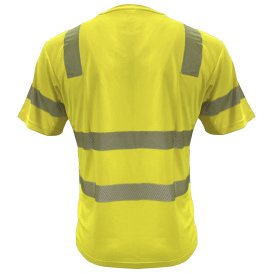 Reflective Apparel 104CMPS Type R Class 3 EcoChill Short Sleeve Safety Shirt - Yellow/Lime