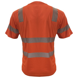Reflective Apparel 104CMPS Type R Class 3 EcoChill Short Sleeve Safety Shirt - Orange