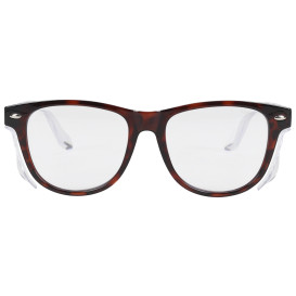 Bouton 250-170-8122 Commuter Bifocal Auto Focus Readers Safety Glasses - Tortoise Shell Frame - Clear Anti-fog Lens