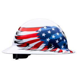 PIP 280-HP1481EAG-01 Dynamic Wolfjaw Smooth Dome Full Brim Hard Hat - 8 ...