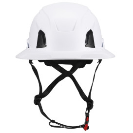 PIP 280-HP1491R-FB Traverse ANSI Type II Full Brim Safety Helmet - White Carbon