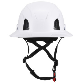 PIP 280-HP1491RV-FB Traverse ANSI Type II Full Brim Vented Safety Helmet - White