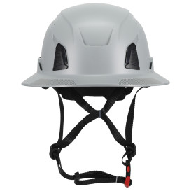 PIP 280-HP1491RV-FB Traverse ANSI Type II Full Brim Vented Safety Helmet - Gray