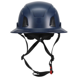PIP 280-HP1491RVM-FB Traverse ANSI Type II Vented Full Brim Safety Helmet with Mips - Navy