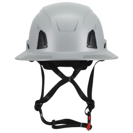 PIP 280-HP1491RVM-FB Traverse ANSI Type II Vented Full Brim Safety Helmet with Mips - Gray