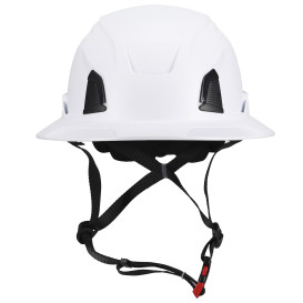 PIP 280-HP1491RVM-FB Traverse ANSI Type II Vented Full Brim Safety Helmet with Mips - White Carbon