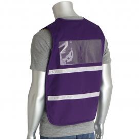 PIP 300-2501 Cotton/Polyester Non-ANSI Incident Command Vest - Purple