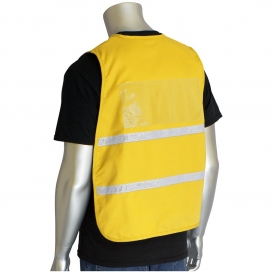PIP 300-2510 Cotton/Polyester Non-ANSI Incident Command Vest - Yellow