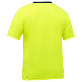 PIP 310M1118 Bisley Non-ANSI Short Sleeve Safety Shirt - Yellow/Lime