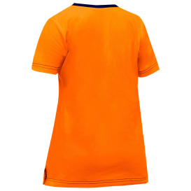 PIP 310W1118 Bisley Non-ANSI Women's Short Sleeve Safety Shirt - Orange ...