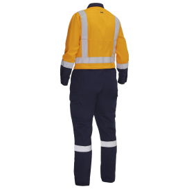 PIP 314W6369H Bisley Type R Class 2 Women\'s Vented Coveralls - Orange/Navy