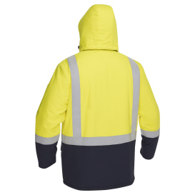 PIP 385M8387H Bisley AR/FR Ripstop Insulated Parka with Navy Bottom - Yellow/Navy