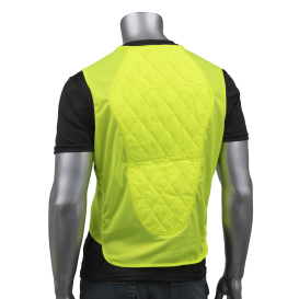PIP 390-EZ101 EZ-Cool Evaporative Cooling Safety Vest - Yellow/Lime