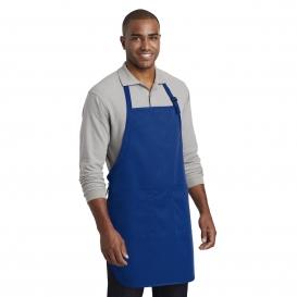 Port Authority A600 Full-Length Two-Pocket Bib Apron - Royal