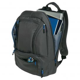 Port Authority BG200 Cyber Backpack - Dark Charcoal/Royal