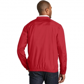 Port Authority J342 Zephyr V-Neck Pullover - Rich Red